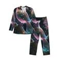 thumbnail image 1 of Sikiie Bird 3 Mens Pajama Set, Soft Warm Long Sleeve Sleepwear, Cozy Button-Down Pjs for Men-XX-Large, 1 of 7