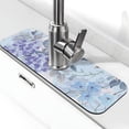 thumbnail image 1 of Sikiie Bird Butterfly Stripe Splash Guard for Sink Faucet-1 PC Super Absorbent Fast Drying Mat Sink Gadgets-Splash Guard for Kitchen, Sink Mat, 1 of 7