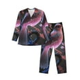 thumbnail image 1 of Sikiie Bird6 Mens Pajama Set, Soft Warm Long Sleeve Sleepwear, Cozy Button-Down Pjs for Men-Large, 1 of 7