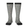 thumbnail image 1 of Sikiie Black And White Houndstooth Knee Socks, High Socks Long Stretchy Sock Women Knee High Stocking, Long Socks for Women, 1 of 6