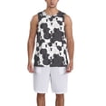 thumbnail image 1 of Sikiie Black And White Sheeps Basketball Jersey Reversible Men's Mesh Athletic Sports Shirts Training Practice S-4XLX-Large, 1 of 6