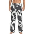 thumbnail image 1 of Sikiie Black And White Sheeps Mens Pajama Pants Sleep & Lounge Pants, PJ Bottoms With elastic waistb and Pockets Small, 1 of 6