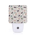 thumbnail image 1 of Sikiie Black Cat And Snake Led Night Light, Warm White,Cool White Lights for Bathroom,Hallway,Bedroom, Kids Room-UK, 1 of 7