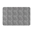 thumbnail image 1 of Sikiie Black Leopard Print Flannel Anti-slip Floor Mat 16x24in, Thickened Dustproof Entrance Door Mat Floor Mat for Kitchen, Bathroom, Laundry Room, 1 of 7