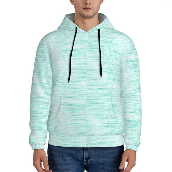 Sikiie Blue Bright Men's Hoodie, Essentials Hoodie, Sweatshirt, Pullover Hooded Sweatshirt for Men-Small