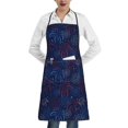 thumbnail image 1 of Sikiie Blue Firework Aprons for Kitchen Cooking Aprons, Chef Apron for Men Women Chef, 1 of 7