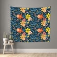 thumbnail image 1 of Sikiie Blue Floral tapestry wall hanging home decor for bedrooms, living rooms, dorms 60x51in, 1 of 6