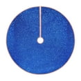 thumbnail image 1 of Sikiie Blue Glitter Nativity Christmas Tree Skirt, Jesus Christian Winter Holiday Tree Mat Decoration(30-48IN), 1 of 6