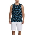 thumbnail image 1 of Sikiie Blue Octopus Basketball Jersey Reversible Men's Mesh Athletic Sports Shirts Training Practice S-4XLX-Large, 1 of 6