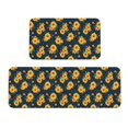 thumbnail image 1 of Sikiie Blue Striped Sunflower A Kitchen Mat 2 PCS Cushioned Kitchen Rug, Waterproof Non-Slip Kitchen Mats for Kitchen, Floor Home, Sink, Laundry, 1 of 6