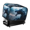thumbnail image 1 of Sikiie Blue Thunder Storm Dragon Toaster Covers 2 Slice Dustproof Toaster Cover Bread Machine Cover, Dustproof Cover - 11.4" x 7.5" x 7.9", 1 of 7