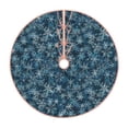 thumbnail image 1 of Sikiie Blue and White Gradient Snowflake Christmas Tree Skirt, Christmas Tree Decorations, Christmas Decor, Tree Mat Decoration(30-48IN)-48", 1 of 6