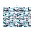 thumbnail image 1 of Sikiie Boat In Ocean Dish Drying Mat, Kitchen Counter Mat, Self Drying Mat for Kitchen Counter Dish Drying Pad ,for Dishes, Utensils, Pots and Pans（24" x 18"）, 1 of 7