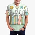 thumbnail image 1 of Sikiie Books Print Men's Short-sleeved POLO Shirts, Button-down Shirts and T-shirts are Suitable for Vacation, Leisure and Business-XX-Large, 1 of 6