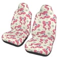 thumbnail image 1 of Sikiie Bow With Sugar Skull Car Seat Protector 2 Pack Car Seat Cushion Mat, Car Seat Covers for SUV, Truck, Van, 1 of 7