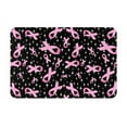 thumbnail image 1 of Sikiie Breast Cancer Awareness (2) Print Flannel Anti-slip Floor Mat 16x24in, Thickened Dustproof Entrance Door Mat Floor Mat for Kitchen, Bathroom, Laundry Room, 1 of 7