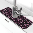 thumbnail image 1 of Sikiie Breast Cancer Awareness Splash Guard for Sink Faucet-1 PC Super Absorbent Fast Drying Mat Sink Gadgets-Splash Guard for Kitchen, Sink Mat, 1 of 7