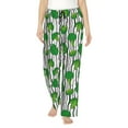 thumbnail image 1 of Sikiie Broccoli 2 Women’s Ultra-Soft Comfy Lounge Pants Sleepwear Comfy Lounge Pants Drawstring Sleep Bottoms with PocketsX-Large, 1 of 6