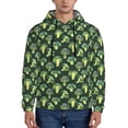 thumbnail image 1 of Sikiie Broccoli 3 Men's Hoodie, Essentials Hoodie, Sweatshirt, Pullover Hooded Sweatshirt for Men-Large, 1 of 7