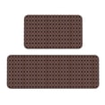 thumbnail image 1 of Sikiie Brown Gold Grid Kitchen Mat 2 PCS Cushioned Kitchen Rug, Waterproof Non-Slip Kitchen Mats for Kitchen, Floor Home, Sink, Laundry, 1 of 6