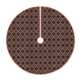 thumbnail image 1 of Sikiie Brown Gold Grid Nativity Christmas Tree Skirt, Jesus Christian Winter Holiday Tree Mat Decoration(30-48IN)30", 1 of 6