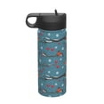 thumbnail image 1 of Sikiie Bullfinches Branches And Balls Print 18OZ Insulated Straw Cup, Portable Leak-proof Sports Water Bottle, Stainless Steel Water Cup Suitable for Home and Outdoor, 1 of 8