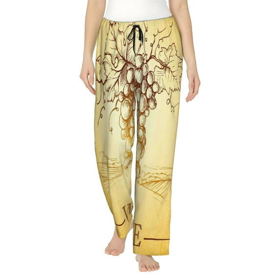 Sikiie Bunch of Grapes Women’s Ultra-Soft Comfy Lounge Pants Sleepwear Comfy Lounge Pants Drawstring Sleep Bottoms with PocketsSmall