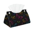thumbnail image 1 of Sikiie Butterfly Leather Tissue Box Cover Rectangle, Long Tissue Box Cover, Tissue Box Holder, Tissue Holder for Bathroom, 1 of 7
