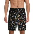 thumbnail image 1 of Sikiie Butterfly1 Mens Pajama Shorts, Lightweight Lounge Pant with Pockets Soft Sleep Pj Shorts for Men4X-Large, 1 of 6