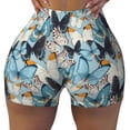 thumbnail image 1 of Sikiie Butterflys Print Workout Shorts Women Scrunch Butt Gym Shorts Seamless High Waist Tummy Control Yoga Biker Athletic Shorts, 1 of 5
