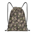 thumbnail image 1 of Sikiie Camouflage maple Drawstring Backpack Drawstring Bags, Draw String Back Bag for Sports, Gym, Travel, Swimming, Beach-Small, 1 of 6