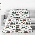 thumbnail image 1 of Sikiie Camping Caravan 2 Ultra-Soft Micro flannel Blanket Luxury All Seasons Warm Blanket for Bedding Sofa and Travel (4 sizes)-80"x60", 1 of 7