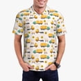 thumbnail image 1 of Sikiie Cars Print Men's Short-sleeved POLO Shirts, Button-down Shirts and T-shirts are Suitable for Vacation, Leisure and Business-3X-Large, 1 of 6