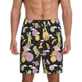 thumbnail image 1 of Sikiie Cartoon Astronaut In Spacesuit Mens Pajama Shorts, Lightweight Lounge Pant with Pockets Soft Sleep Pj Shorts for MenLarge, 1 of 6