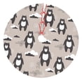 thumbnail image 1 of Sikiie Cartoon Bear Brown 30-48 inches {designName} Print Christmas Tree Skirt Snowman Xmas Tree Skirt with Edge Christmas Decorations for Holiday Party48", 1 of 7