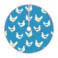 thumbnail image 1 of Sikiie Cartoon Chicken Nativity Christmas Tree Skirt, Jesus Christian Winter Holiday Tree Mat Decoration(30-48IN), 1 of 6