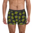 thumbnail image 1 of Sikiie Cartoon Kawaii Frogs1 Print Men's Boxer Briefs, Elastic Waistband Boxer Briefs Leggings-Small, 1 of 5