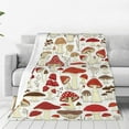 thumbnail image 1 of Sikiie Cartoon Mushrooms Ultra-Soft Micro flannel Blanket Luxury All Seasons Warm Blanket for Bedding Sofa and Travel (4 sizes)-40"x30", 1 of 7