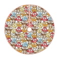 thumbnail image 1 of Sikiie Cartoon Owls 1 Nativity Christmas Tree Skirt, Jesus Christian Winter Holiday Tree Mat Decoration(30-48IN)30", 1 of 6