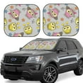 thumbnail image 1 of Sikiie Cartoon Owls Print Foldable Car Windshield Sun Visor, Car Window Sunshade Suitable for Sedan, SUV and Truck Car Accessories-Medium, 1 of 6