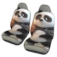 thumbnail image 1 of Sikiie Cartoon Pandas Basketball Car Seat Protector 2 Pack Car Seat Cushion Mat, Car Seat Covers for SUV, Truck, Van, 1 of 7