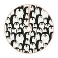 thumbnail image 1 of Sikiie Cartoon Penguin Nativity Christmas Tree Skirt, Jesus Christian Winter Holiday Tree Mat Decoration(30-48IN)48", 1 of 6