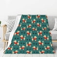 thumbnail image 1 of Sikiie Cartoon Poodle Dog Cozy Flannel Fleece Throw Blanket: Lightweight & Thick for All Seasons - Perfect for Women, Men, & Kids"60"x50", 1 of 6
