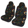 thumbnail image 1 of Sikiie Cartoon Pride Lgbt Car Seat Protector 2 Pack Car Seat Cushion Mat, Car Seat Covers for SUV, Truck, Van, 1 of 7