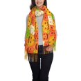 thumbnail image 1 of Sikiie Cartoon Pumpkins Shawl Wraps Big Scarf Tassel Fall Winter Thick Scarf Warm Shawl Women Fall Gifts, 1 of 8