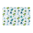 thumbnail image 1 of Sikiie Cartoon Sea Creatures Print Flannel Anti-slip Floor Mat 16x24in, Thickened Dustproof Entrance Door Mat Floor Mat for Kitchen, Bathroom, Laundry Room, 1 of 7