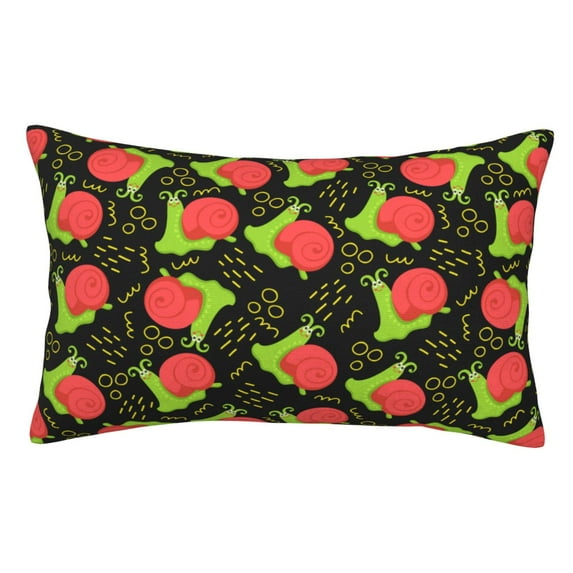 Sikiie Cartoon Snail Pillow Covers, Throw Pillow Case Cushion Covers,Cushion for Bedroom,Couch,Home-20"x30"