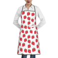 thumbnail image 1 of Sikiie Cartoon Strawberry Aprons for Kitchen Cooking Aprons, Chef Apron for Men Women Chef, 1 of 7