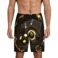 thumbnail image 1 of Sikiie Casino Card Soccer Mens Pajama Shorts, Lounge Pant, Men's shorts，Sleep Pj Shorts for Men-X-Large, 1 of 6