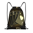 thumbnail image 1 of Sikiie Casino Cards 1 Drawstring Backpack Drawstring Bags, Draw String Back Bag for Sports, Gym, Travel, Swimming, Beach-Small, 1 of 6